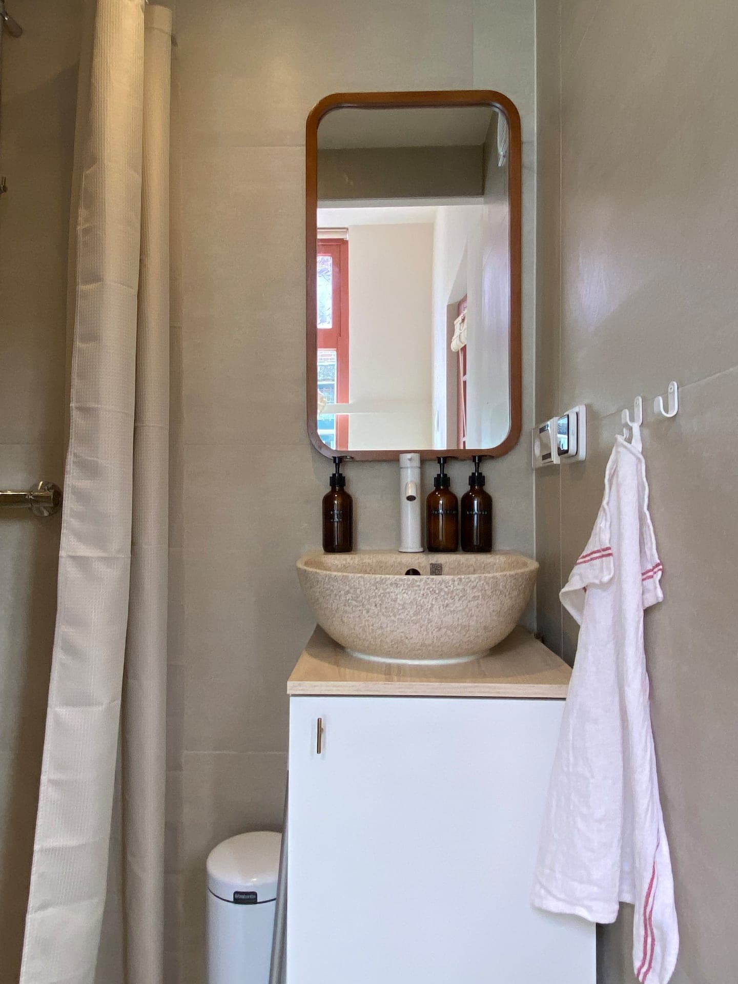 Cosy corner inside the tiny house